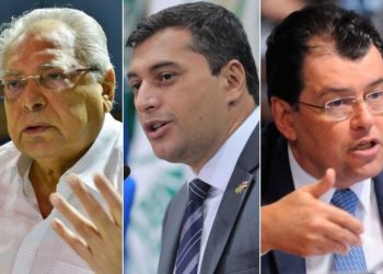 AM: Amazonino lidera; Wilson e Braga empatam em 2º, diz Real Time Big Data