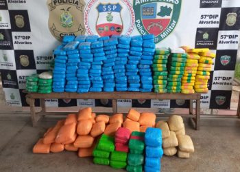 Polícia Militar apreende mais de 410 quilos de drogas, em Tefé