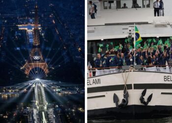 Paris abre Olimpíada com inédita cerimônia a céu aberto