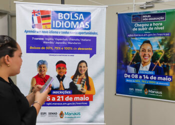 Bolsa Idiomas e Bolsa Pós-Graduação oferecem 96 mil vagas em Manaus