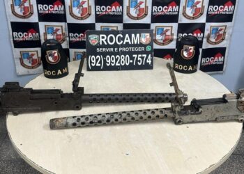 Desembargadora decreta prisão de PM preso com metralhadoras de guerra em Manaus